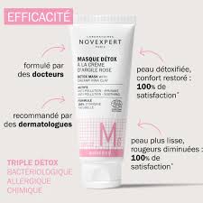 Novexpert Masque Détox à la Crème d’Argile Rose 75ml