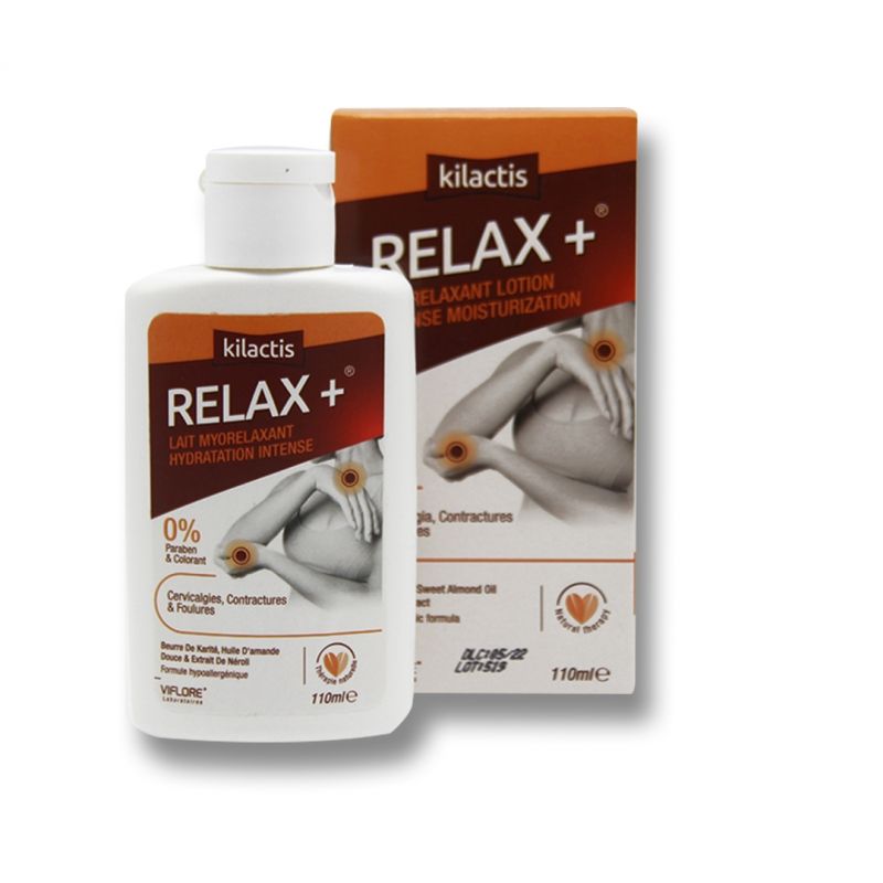 RELAX+ Lait Myorelaxant Hydratation Intense, 100ml