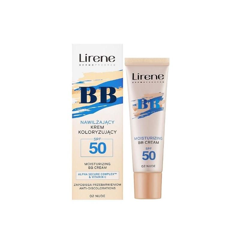 LIRENE BB SPF50, 02 moisturizing Cream,  (30 ml)