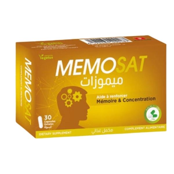 VEGETUS MEMOSAT 30G RENFORCE MEMOIRE & CONCENTRATION