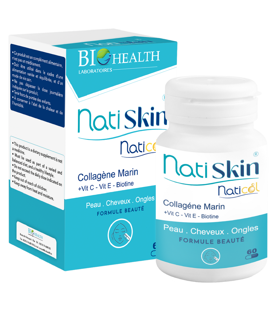 BIOHEALTH NATISKIN COLLAGEN MARIN 60 GÉLULES