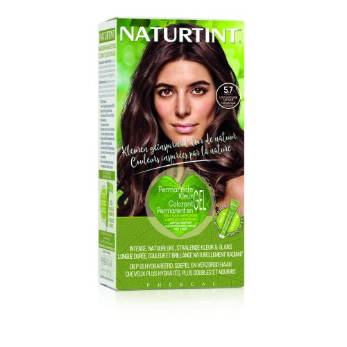 NATURTINT COLORATION PERMANANTE 5.7 CHATAIN CLAIR CHOCOLAT 170 ML