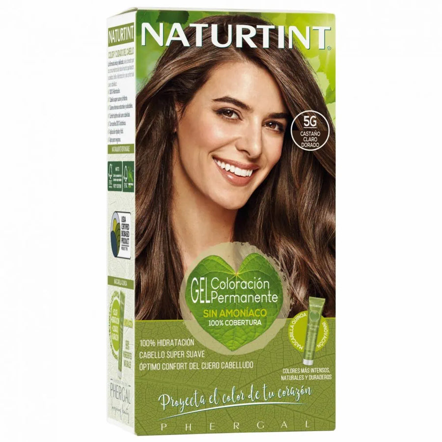 Naturtint Coloration Permanente 5G Châtain Clair Doré 170ml