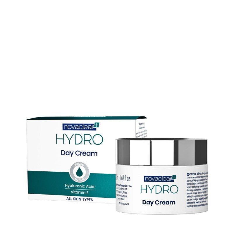 NOVACLEAR HYDRO GEL-CREME DE JOUR A L'ACIDE HYALURONIQUE 50ML