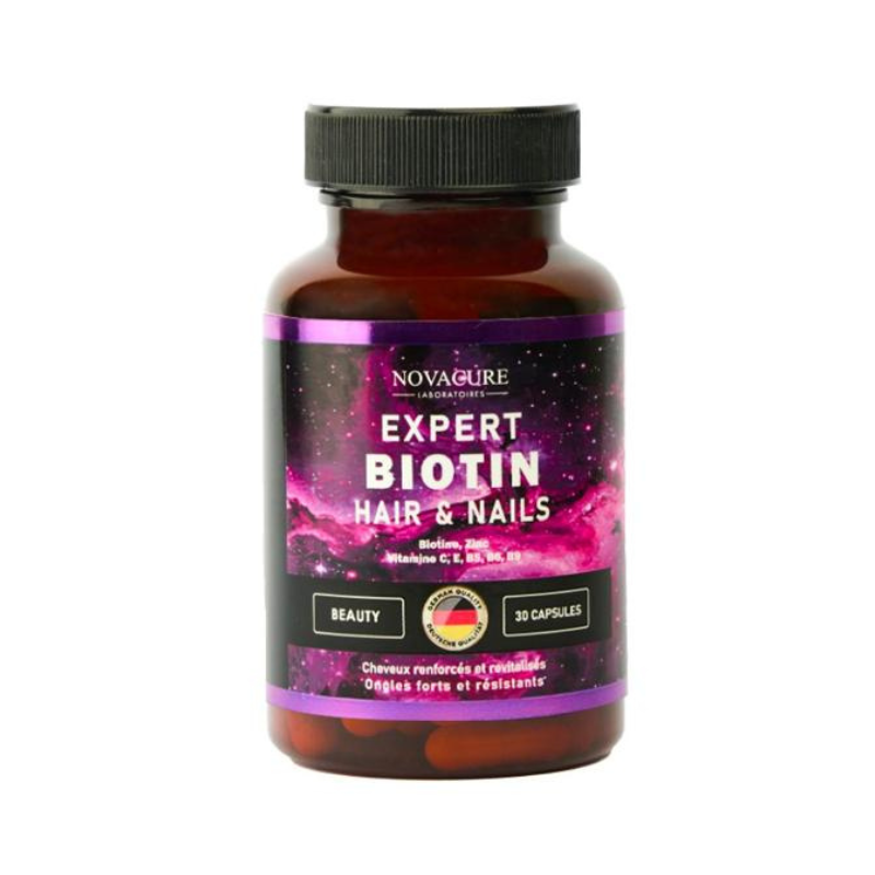 NOVACURE EXPERT BIOTIN HAIR & NAILS 30 GELULES