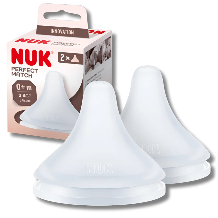 NUK NUK PERFECT MATCH TETINE SILICONE 2 PIECES S 0+M