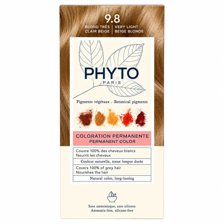 PHYTO - PHYTOCOLOR 9.8 BLOND TRES CLAIRE BEIGE
