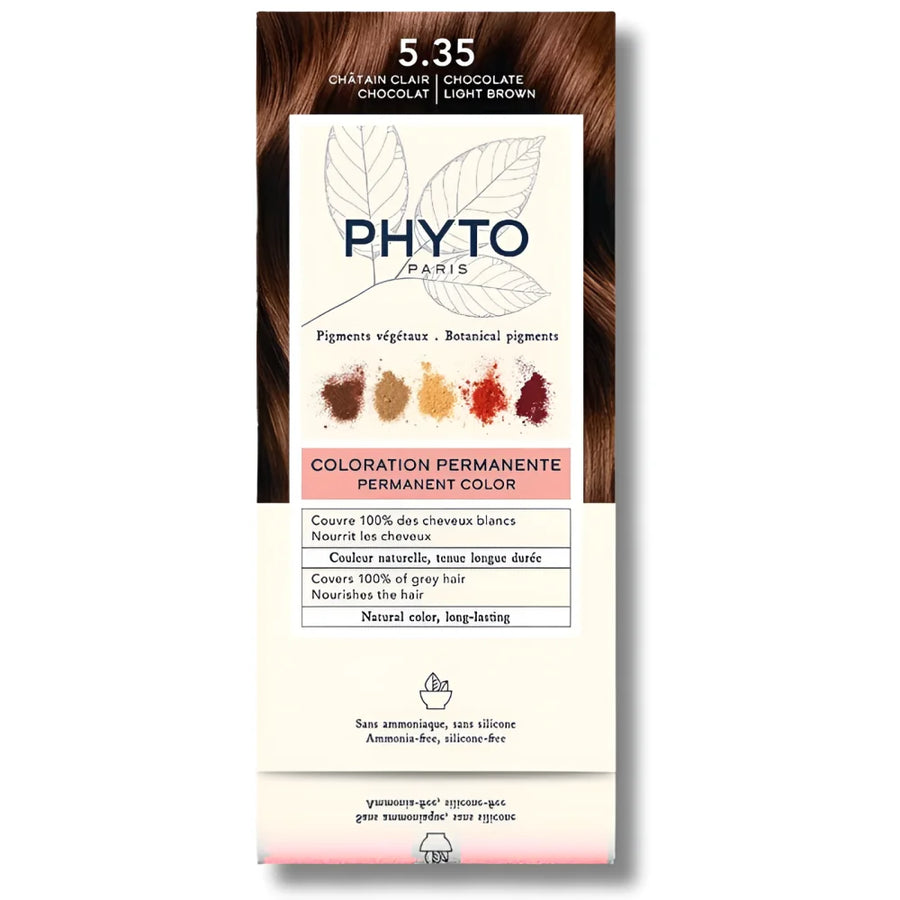 PHYTO PHYTOCOLOR - COLORATION CHÂTAIN CLAIR CHOCOLAT 5.35