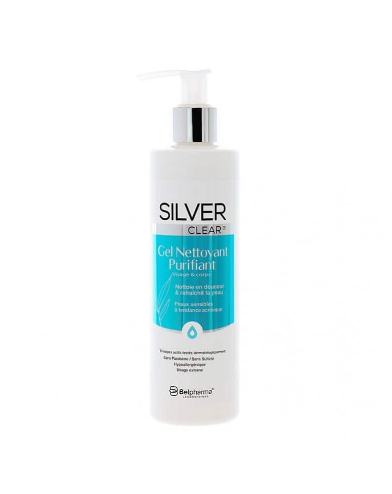 Silver Clear Gel Nettoyant Purifiant Visage et Corps