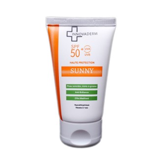 INNOVADERM SUNNY ANTI BRILLANCE PEAU GRASSE SPF 50+