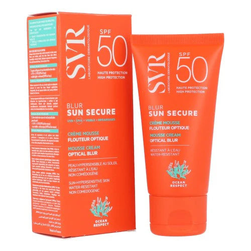 SVR SUN SECURE BLUR - Crème Mousse SPF50