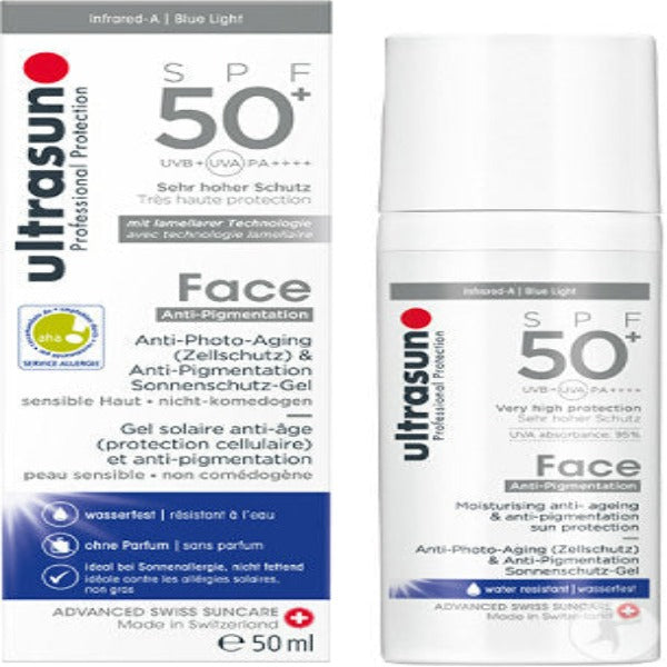 ULTRASUN FACE Anti-Ageing & Anti-Pigmentation SPF50+ 50ml