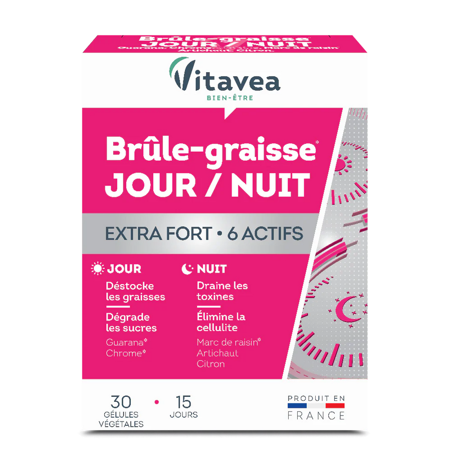 VITAVEA BRULE GRAISSE JOUR NUIT 30 Gelules