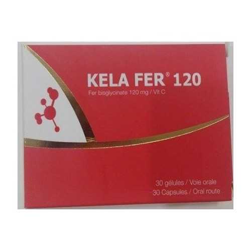 KELA FER 120 MG XEN  30 CAPSULES