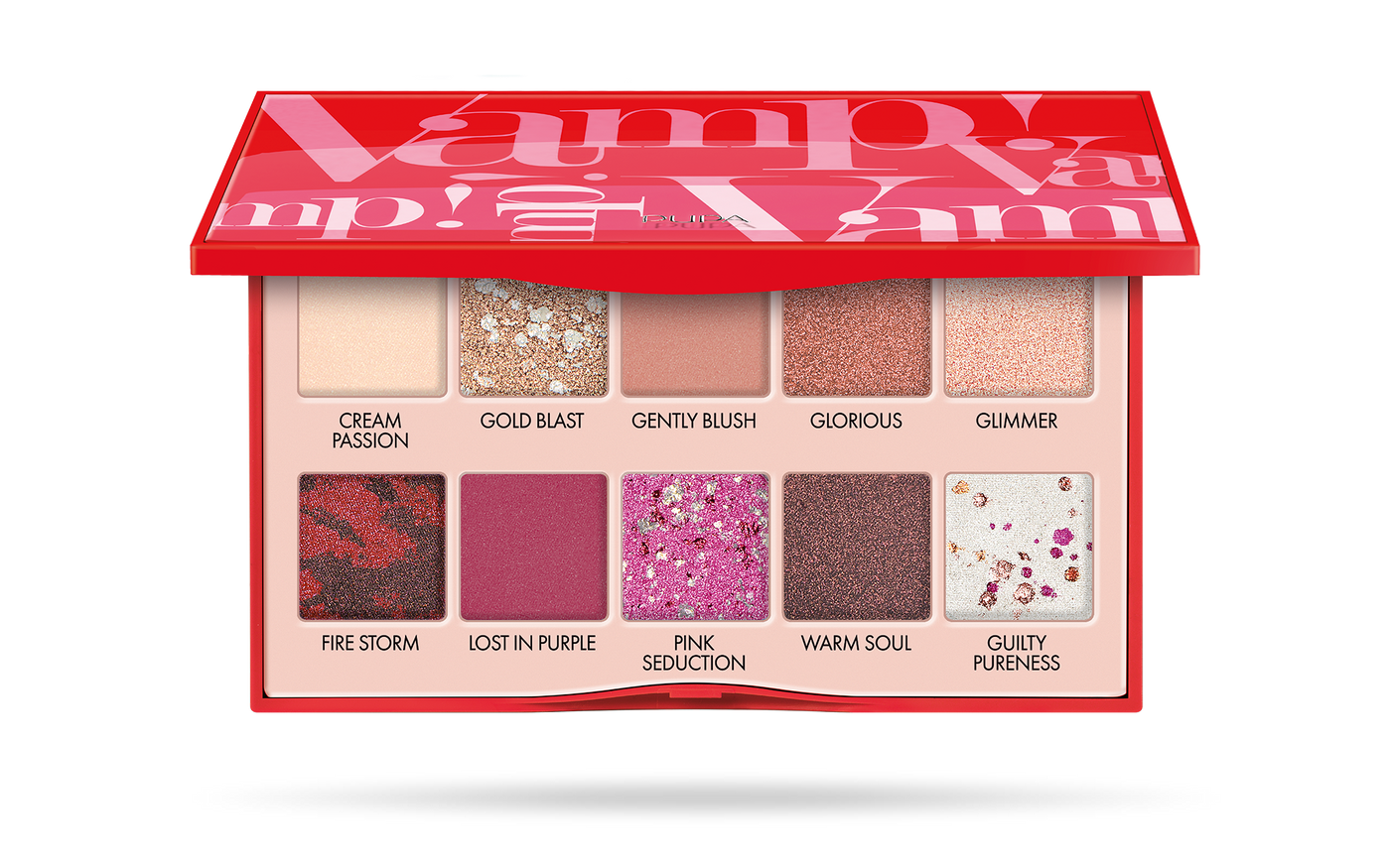Pupa Vampi Red palette  parfumé