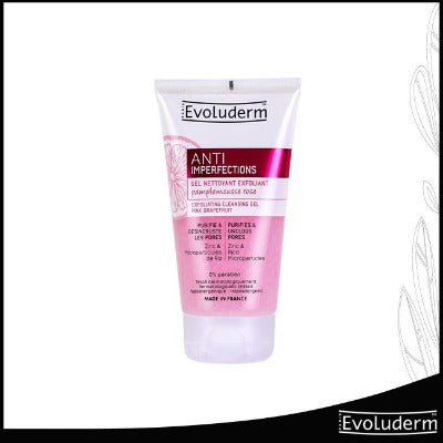 Gel nettoyant exfoliant anti imperctions EVOLUDERM 150ml