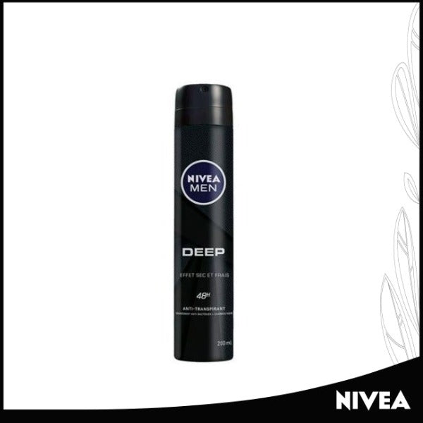 NIVEA MEN Déodorant Homme Anti-transpirant Deep Spray 48h - 200ml