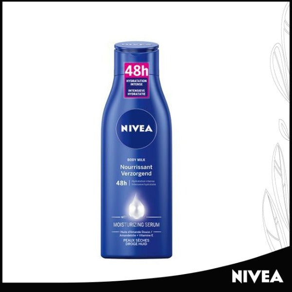 NIVEA Lait Corps Nourrissant Peau sèche 48h