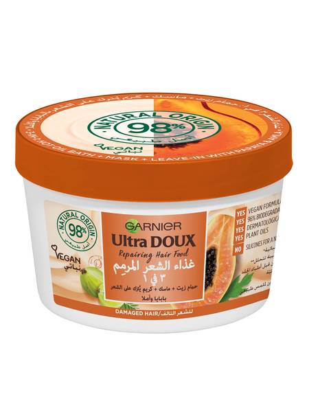 Garnier Ultra Doux papaye réparateur 3-en-1 Hair Food