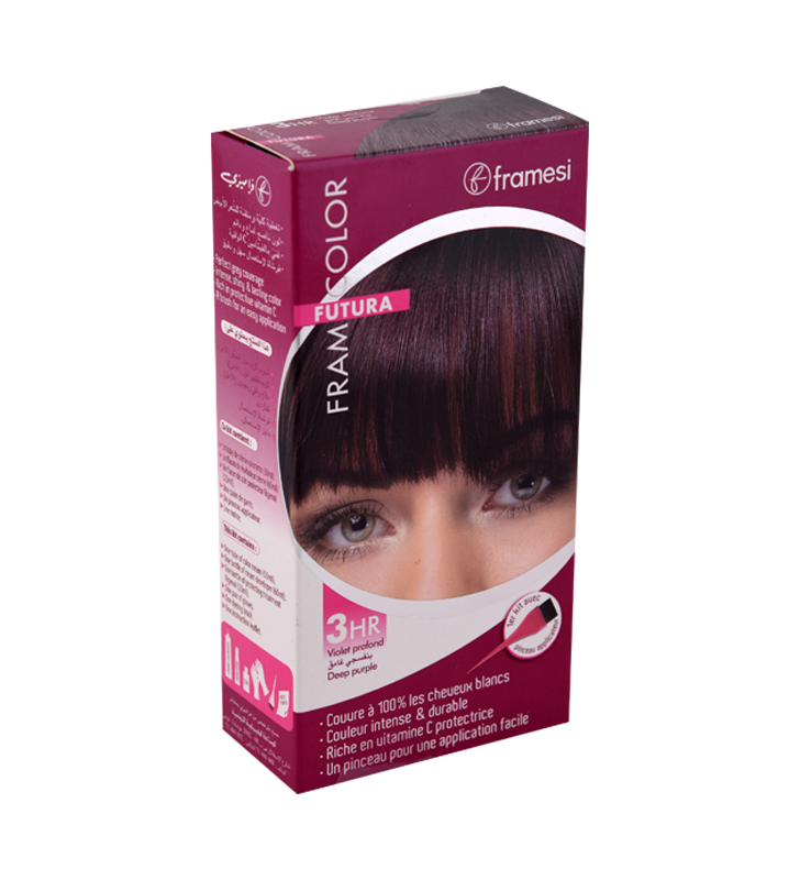 Framcolor Futura Kit teinture Framesi N°3HR Violet profond - LikEnti