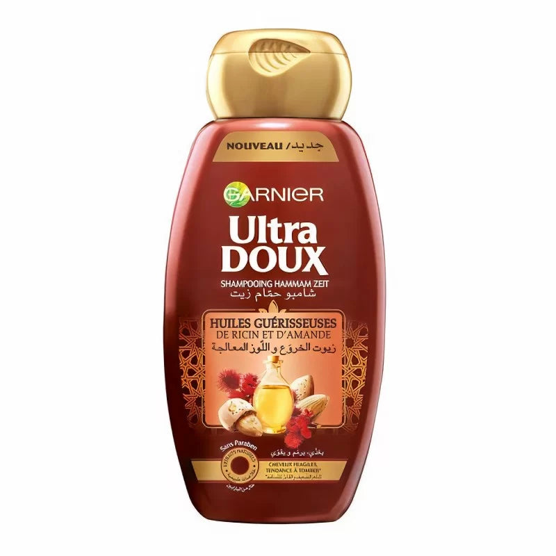 Ultra Doux - Shampooing à l'huile de ricin et d'amande - 400ml - MaxiBeauty